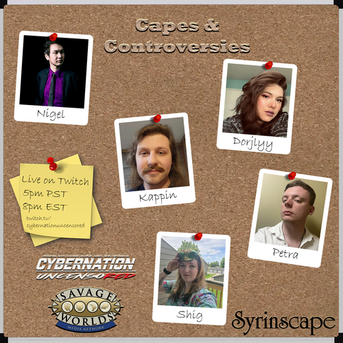 New Super Powered Savage Worlds Actual Play on Twitch