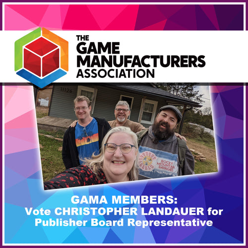GAMA Members: Vote Christopher Landauer for Publisher Board Representative