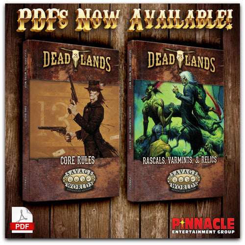 Deadlands: The Weird West 30th Anniversary PDFs Now Available!