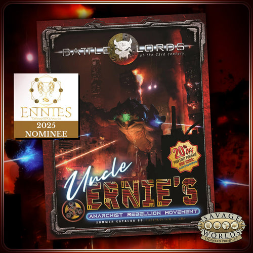 Licensee Spotlight: Uncle Ernie’s A.R.M. Summer Catalog in the ENNIES Emporium