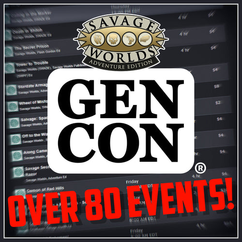 Build Your Savage Worlds Wish List for Gen Con 2026