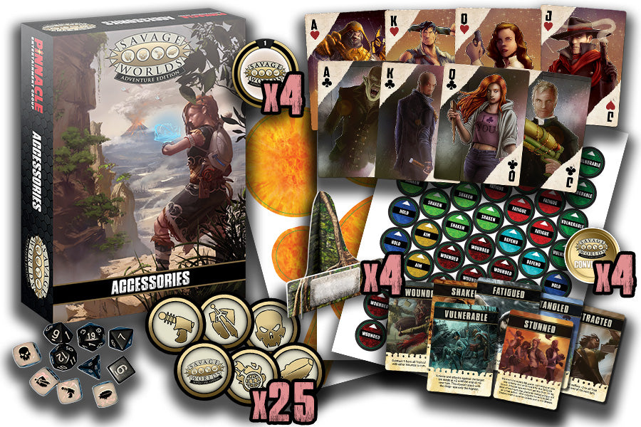 Savage Worlds Adventure Edition Accessory Box – Pinnacle