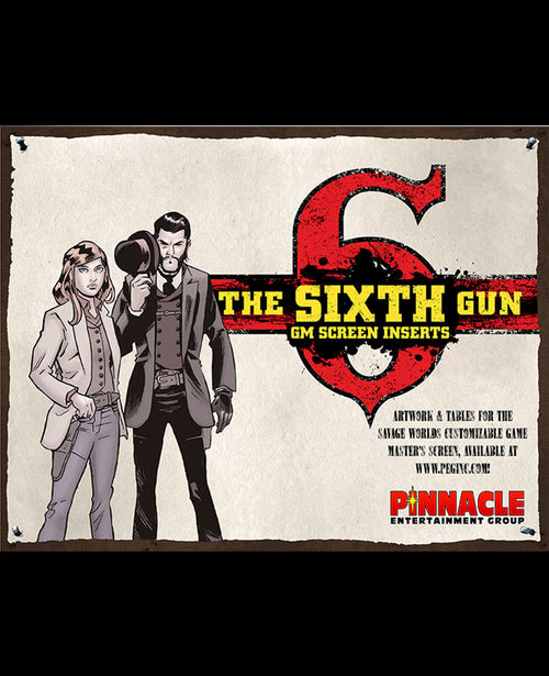 The Sixth Gun RPG Custom GM Screen Inserts (PDF)