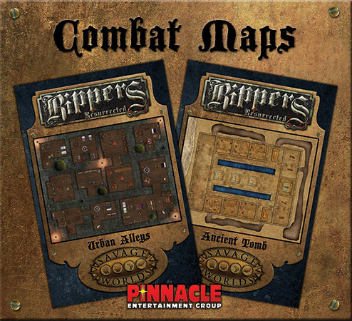 Rippers Resurrected Combat Maps 2: Urban Alleys + Ancient Tomb