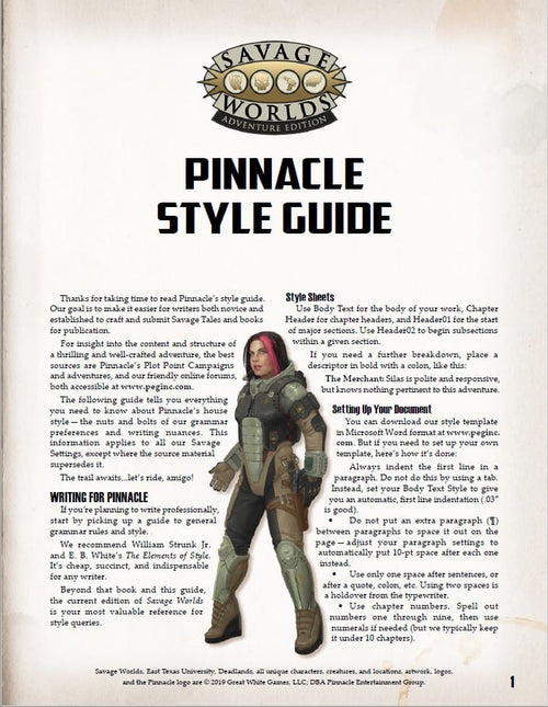 Pinnacle Style Guide (PDF)