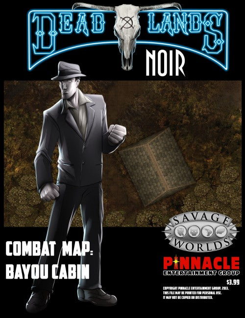 Deadlands Noir Maps: Bayou Cabin (PDF)