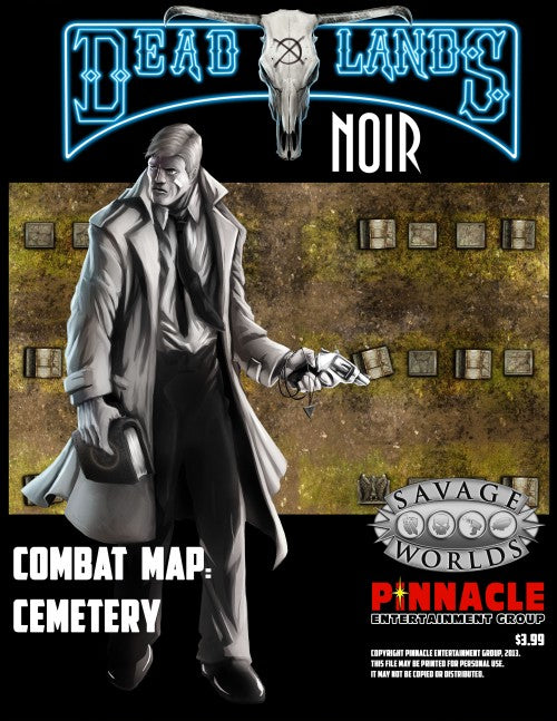 Deadlands Noir Maps: Cemetery (PDF)