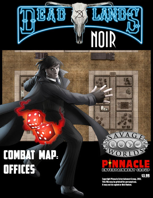 Deadlands Noir Maps: Offices/Warehouse (PDF)