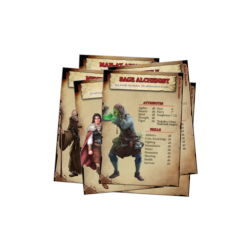 Deadlands® Dark Ages Archetype Cards