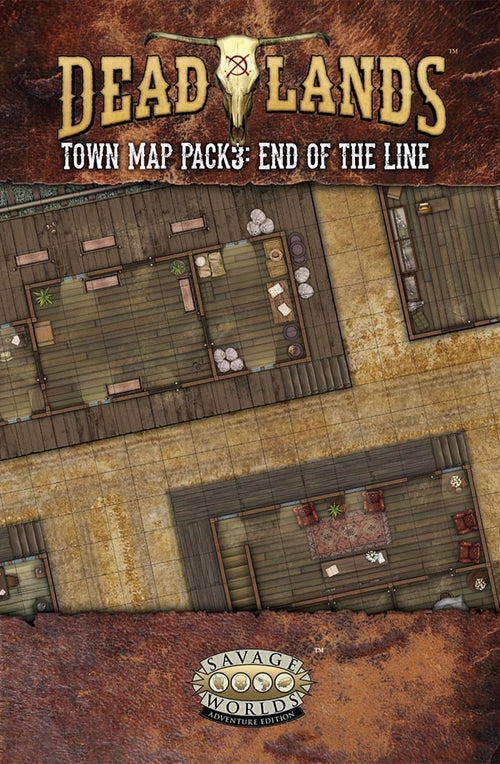 Deadlands: the Weird West Map Pack 3: End of the Line! - Print + PDF
