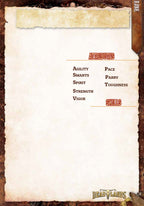 Blank Deadlands Archetype Card
