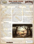 Deadlands Reloaded One Sheet - Deep, Dark Woods