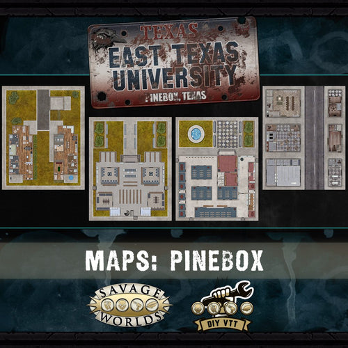 East Texas University – Combat Map Pack DIY VTT