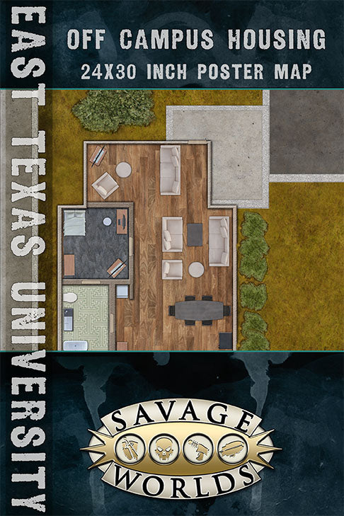 East Texas University Map: Off Campus Housing (PDF)