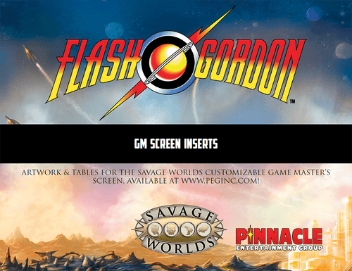 Flash Gordon™ GM Screen Inserts (PDF)