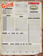 The Goon™ RPG Character Sheet