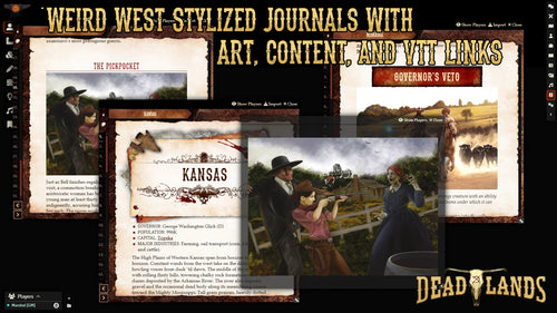 Deadlands: The Weird West - Hell on the High Plains - FoundryVTT