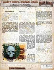 Deadlands Classic One Sheet - Silent Night, Hungry Night