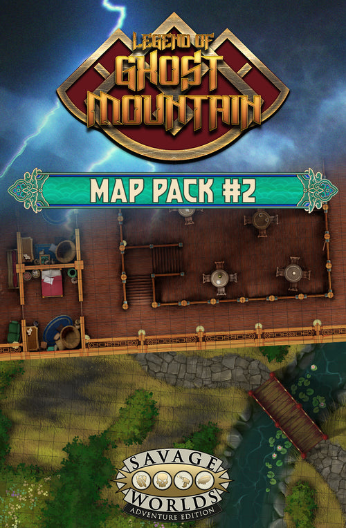 Legend of Ghost Mountain Map Pack #2: Oxherd's Ring / Deadly Garden - Print + PDF