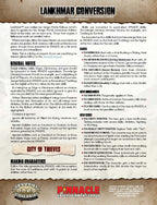Lankhmar Conversion for Adventure Edition (PDF) #SWADE