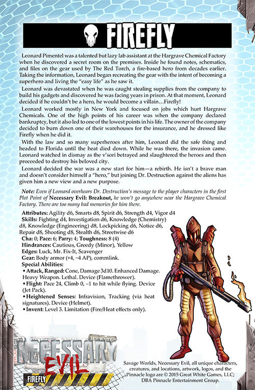 Necessary Evil Breakout: Firefly - SWD