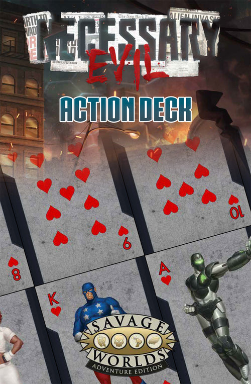 Necessary Evil Action Deck - Print + PDF