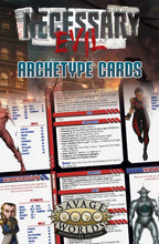 Necessary Evil Archetype Cards - PDF