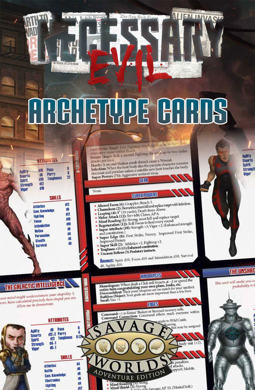 Necessary Evil Archetype Cards - PDF