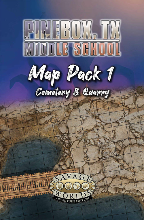 Pinebox Middle School Map Pack #1 - Quarry/Graveyard - Print + PDF