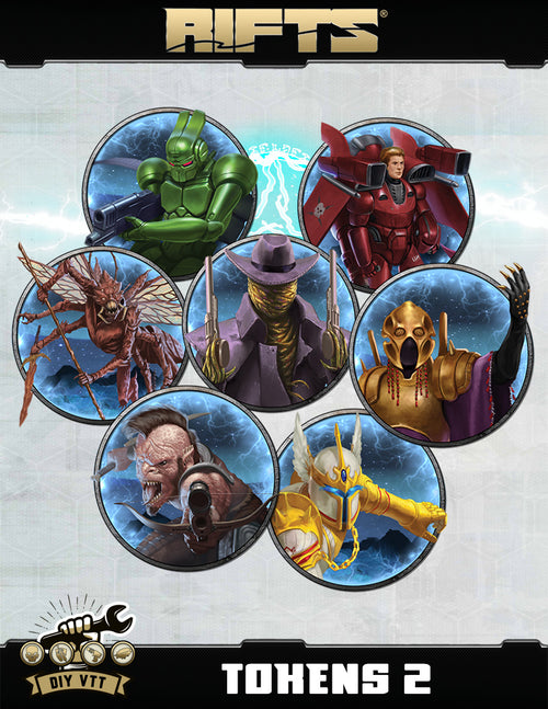 Rifts® for Savage Worlds - DIY VTT Tokens Set 2