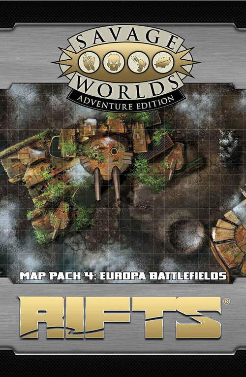Rifts® for Savage Worlds Map Pack 4: Europa Battlefields - Print + PDF