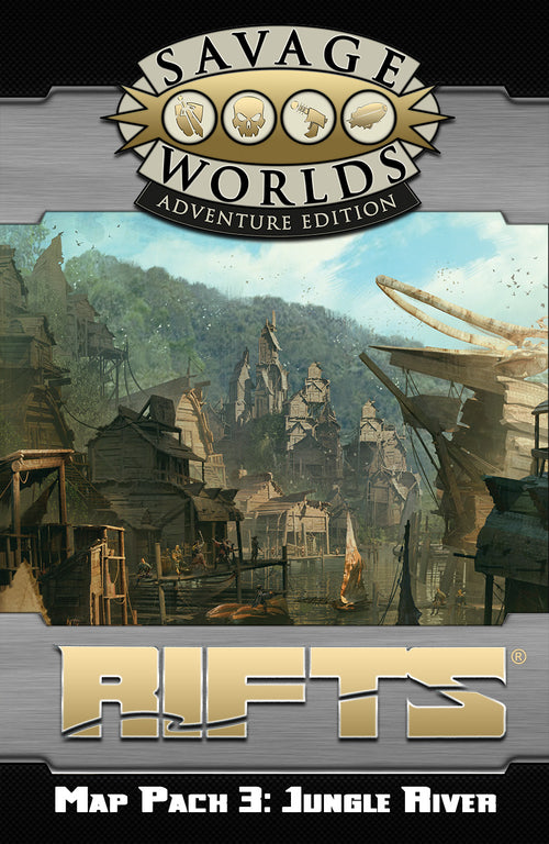 Rifts® for Savage Worlds Map Pack 3: Jungle River - Print + PDF