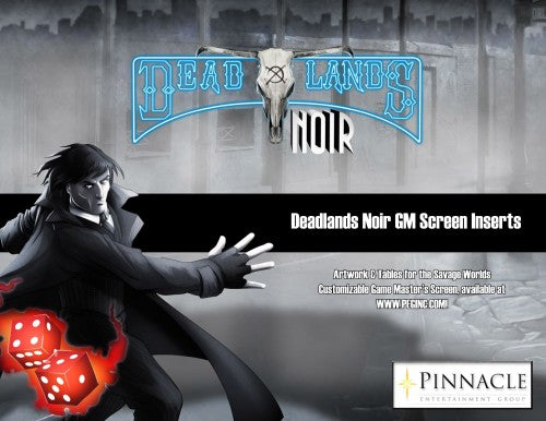 Deadlands Noir GM Screen Inserts (PDF)