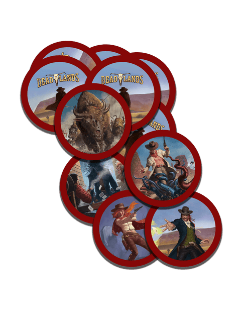 Deadlands: the Weird West Bennies - Set of 25