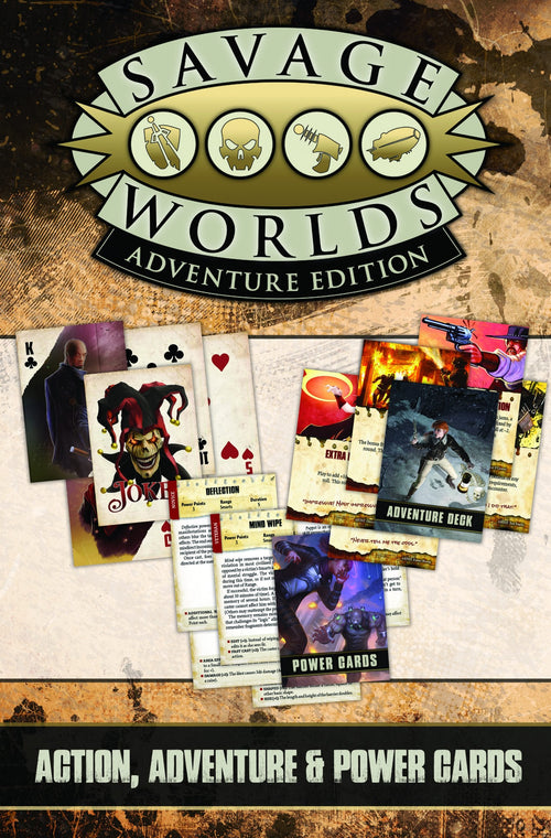 Savage Worlds Action, Adventure, and Power Cards - DIY VTT