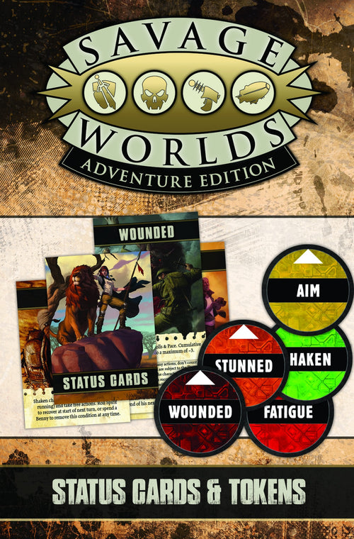 Savage Worlds Status Cards and Tokens - DIY VTT