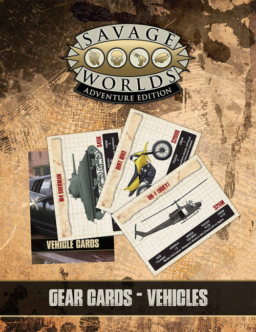 Gear Cards: Vehicles (PDF) #SWADE