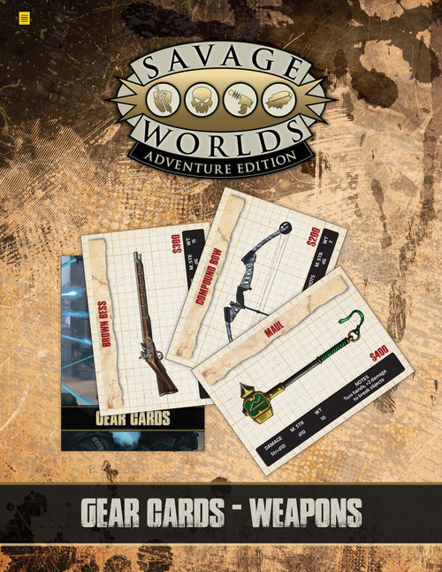 Gear Cards: Weapons (PDF) #SWADE