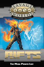 Rifts® for Savage Worlds Mega Power List (SWADE) - PDF