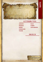 Blank Fantasy Companion Archetype Card