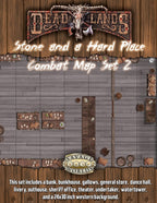 Deadlands Reloaded: Stone and a Hard Place Combat Map Set 2 - (PDF)