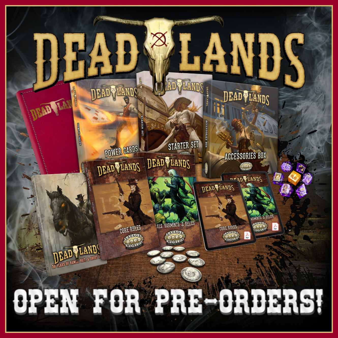 Deadlands 30th Anniversary Celebration — Now Open for Pre-Orders!