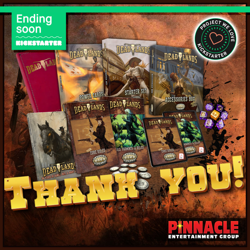 Thank Y’all for An Amazing Deadlands 30th Anniversary Kickstarter