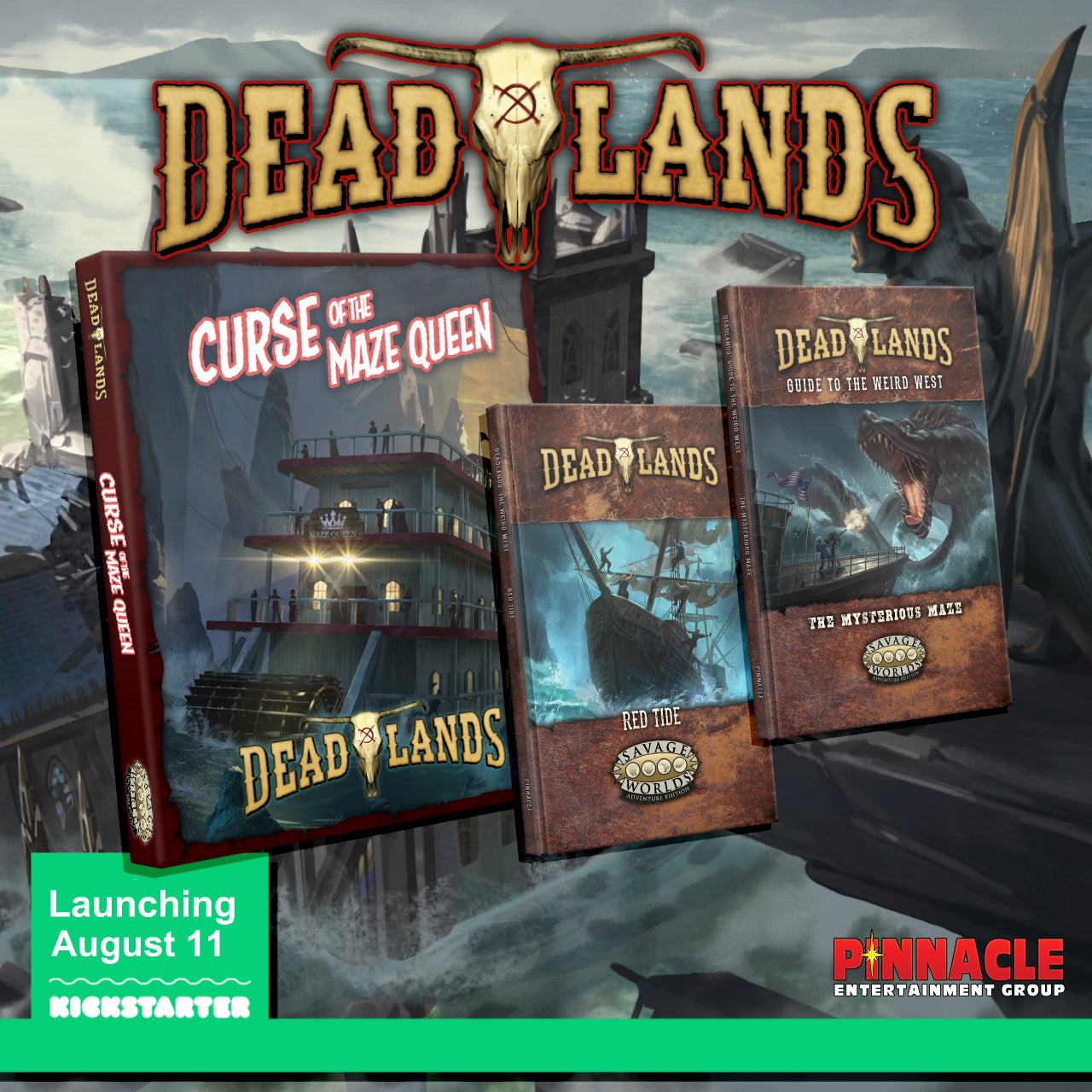 Our Kickstarter for Deadlands: Mysterious Maze Launches Next Tuesday!
