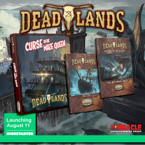 Our Kickstarter for Deadlands: Mysterious Maze Launches Next Tuesday!