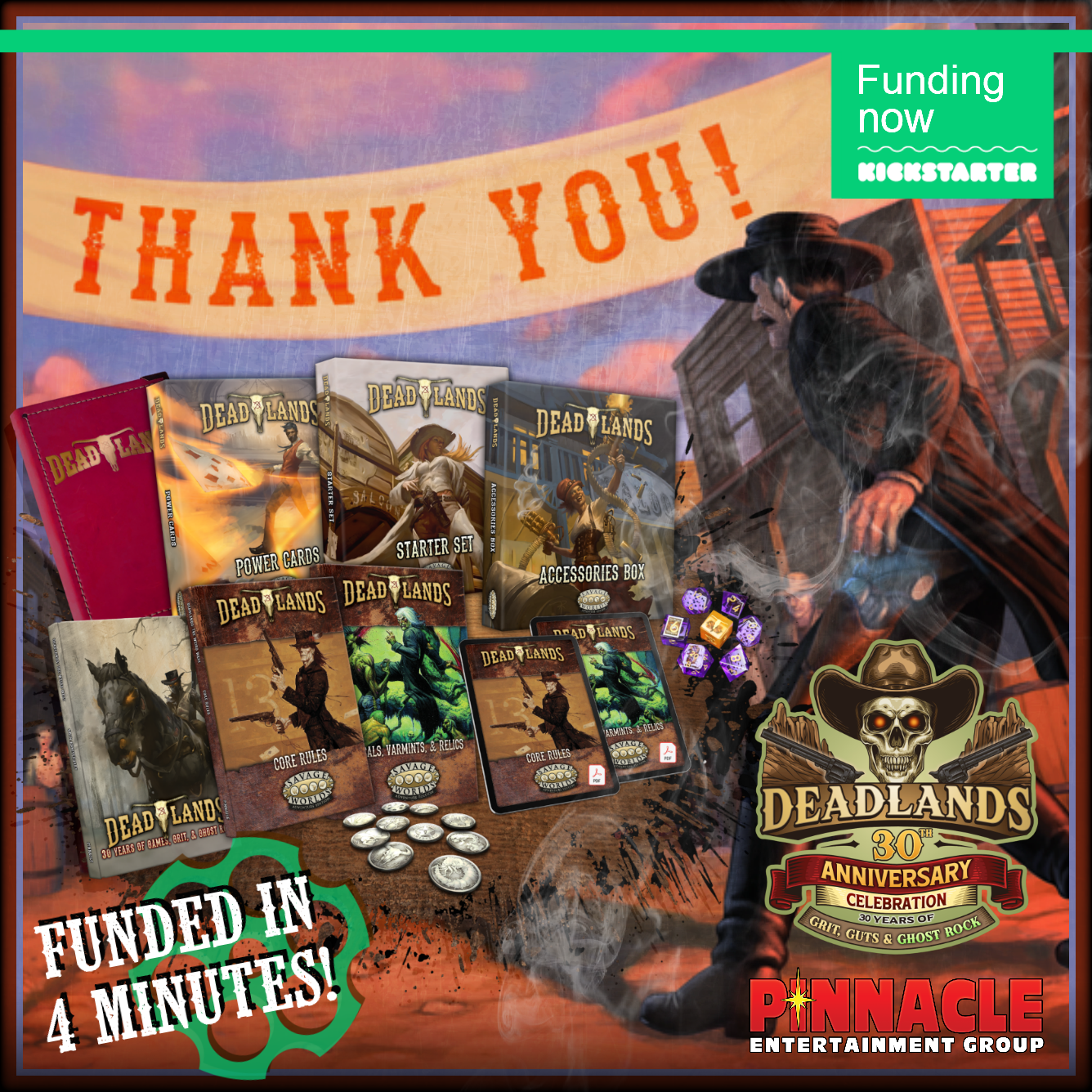 Deadlands 30th Anniversary Celebration Kickstarter Update – Week 2