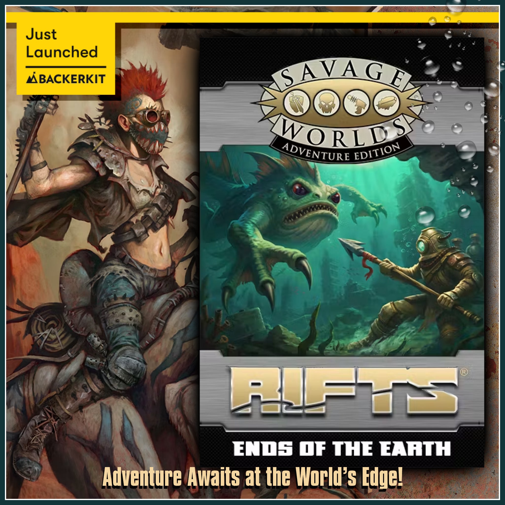 Explore the Ends of the Earth in Our BackerKit Campaign for Rifts® for Savage Worlds