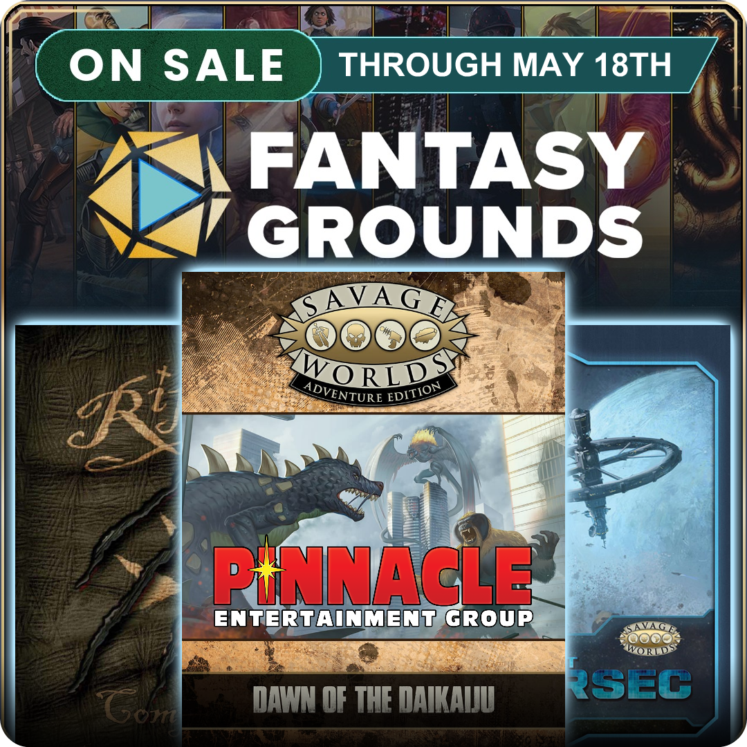 Explore Strange, Savage Worlds This Week on Fantasy Grounds & Steam