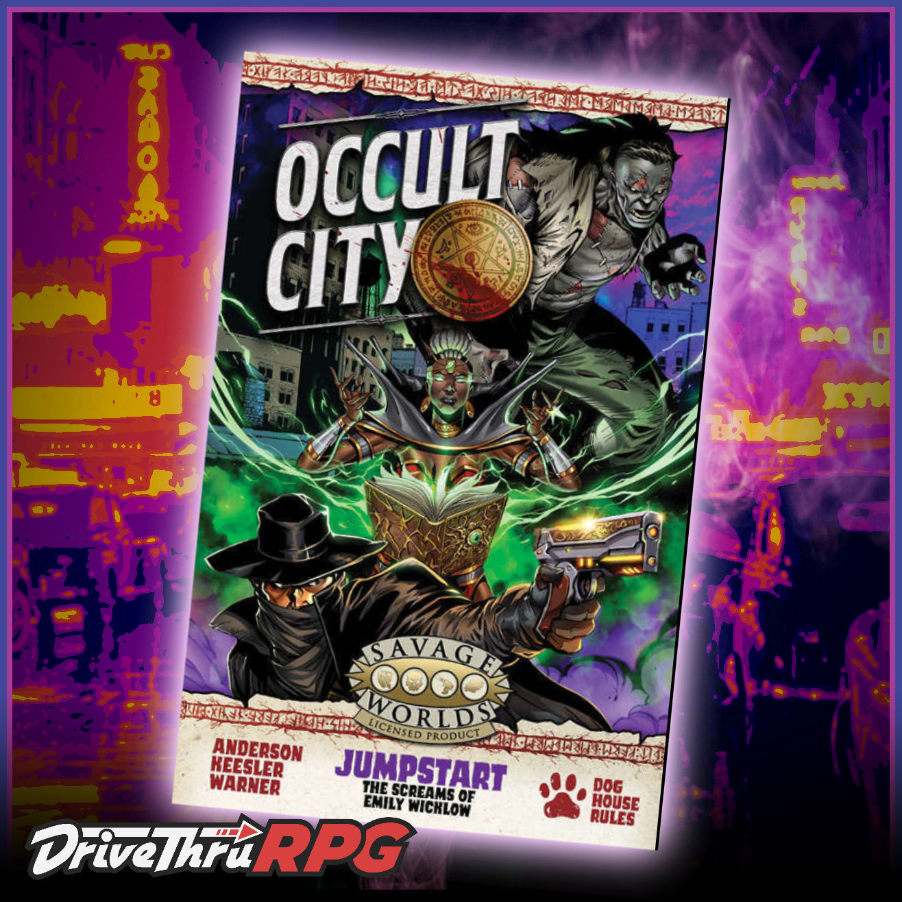 Licensee Spotlight: Occult City Jumpstart for Savage Worlds