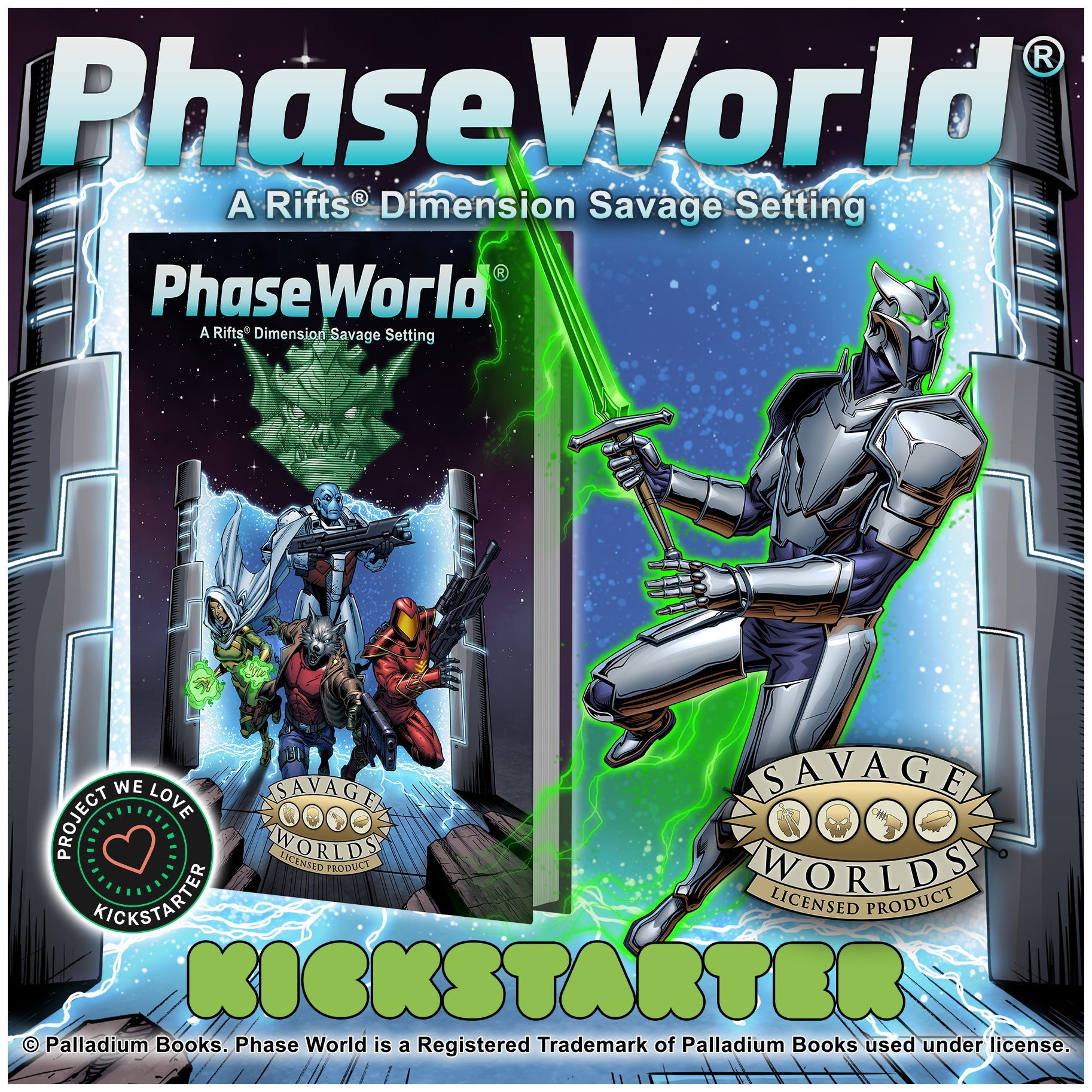 Licensee Spotlight: Rifts®: Phase World® — LIVE on Kickstarter